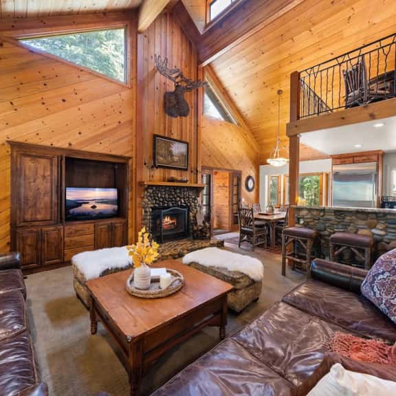 Trailside Tahoe Cabin Near Kings Beach | Sleeps 10 | 2 Cal King Bedrooms - Image 1