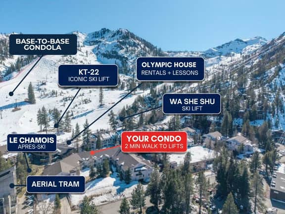 Ski-In/Ski-Out Top Floor Spacious Palisades Condo - Image 2