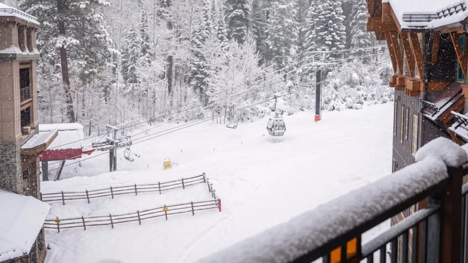 Sierragetaways Ski in Ski Out Airbnb the Slot Bar